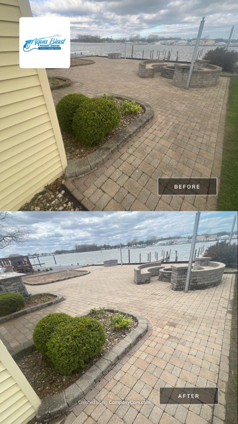 House, Paver, and Exterior Window Cleaning in Marblehead Ohio