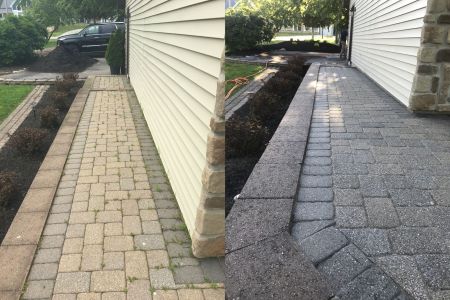 Paver Sealing on Confederate Dr. in Lakeside Marblehead